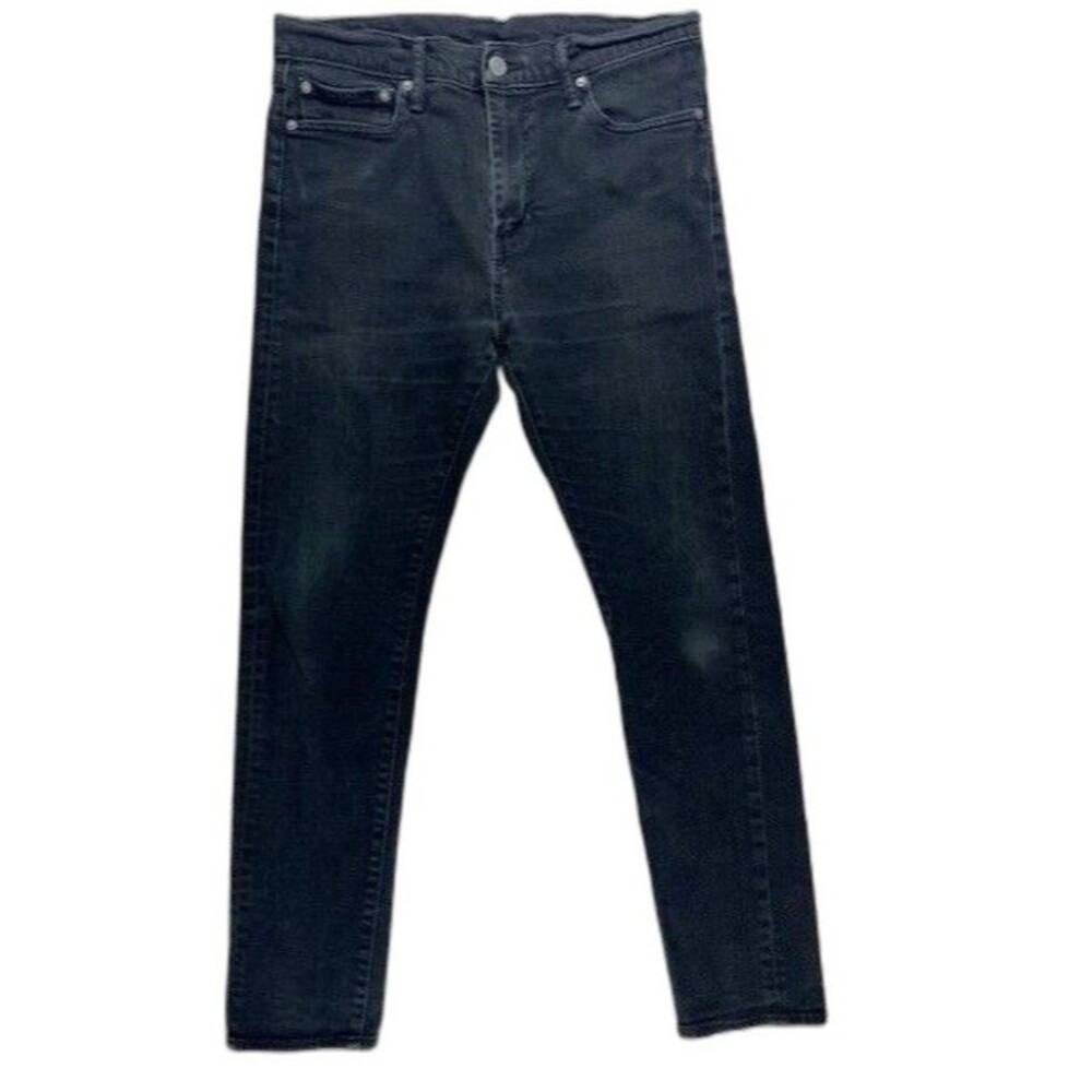 Levi 510 Size 32x32 (Actual Inseam 28.5) Black Mens Jeans Stretch Slim Leg
